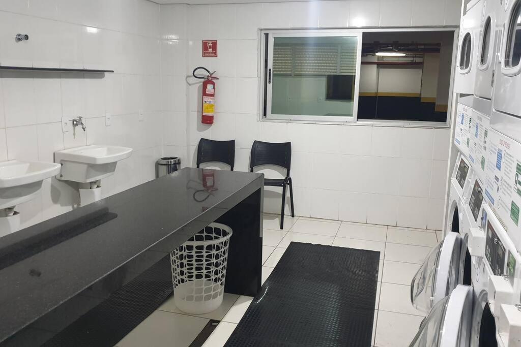 Apartamento com piscina em Águas Claras-DF Brasília Exterior foto